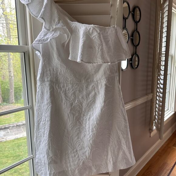 LILLY PULITZER PINEAPPLE PUCKER JACQUARD KIPTON ROMPER WHITE size 16 New - Picture 5 of 11